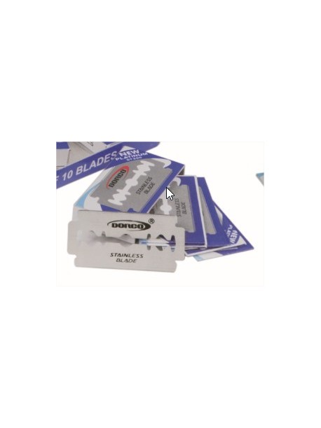 Lame de rasage DORCO de type Gilette un étui de 10 lames