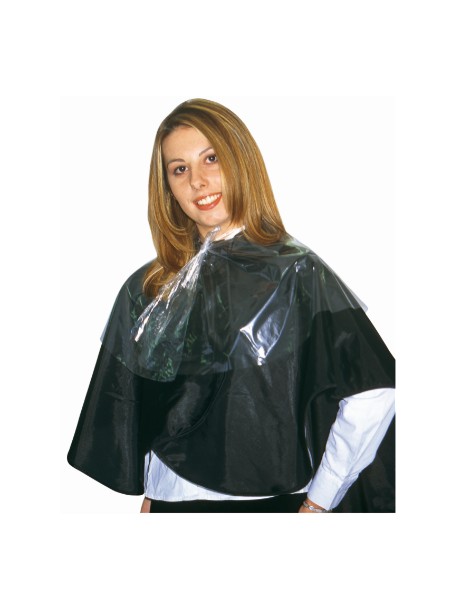 Cape de protection. 100 pièces. Usage unique.Plastique transparent Cape de protection. 100 pièces. Usage unique.Plastique transparent