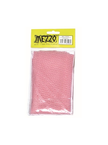 Voilette luxe nylon . Coloris rose.Grande taille. Mailles semi larges