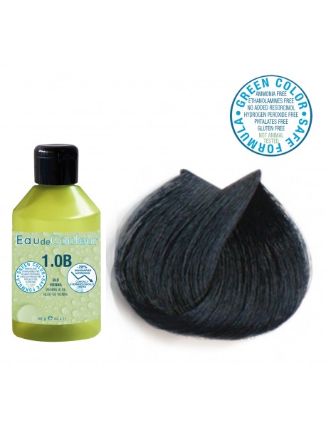 Eau-de-Couleur Flac.60gr Coloration 1.0B Bleu de vienne Eau-de-Couleur Flac.60gr Coloration 1.0B Bleu de vienne