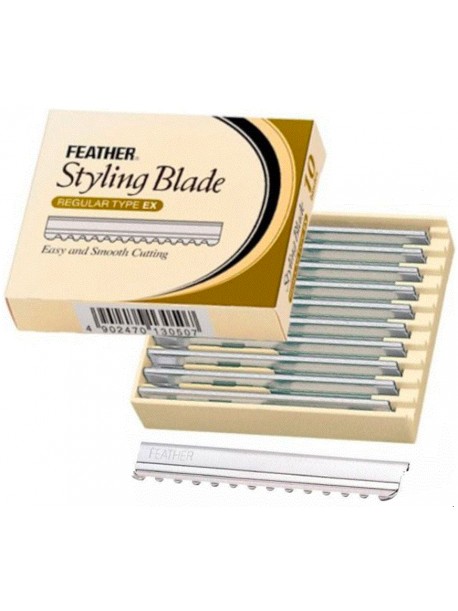 Boite de 10 lames pour rasoir FEATHER